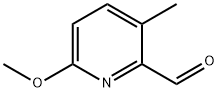 6-甲氧基-3-甲基吡啶-2-甲醛 结构式