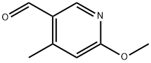 5-甲酰基-2-甲氧基-4-甲基吡啶 结构式