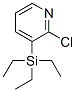 Pyridine, 2-chloro-3-(triethylsilyl)- (9CI) 结构式