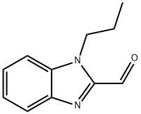 1-丙基-1H-苯并咪唑-2-甲醛 结构式