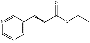 ETHYL (2E)-3-PYRIMIDIN-5-YLACRYLATE 结构式