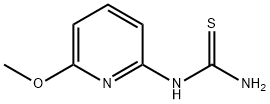 1-(6-METHOXYPYRIDIN-2-YL)THIOUREA 结构式