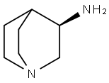 (R)-1-氮杂双环[2.2.2]辛-3-基胺 结构式