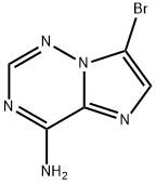 7-溴咪唑并[2,1-F][1,2,4]三嗪-4-胺 结构式