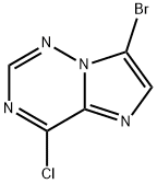 7-BroMo-4-chloroiMidazo[2,1-f][1,2,4]triazine 结构式