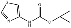 N-BOC-4-氨基噻唑 结构式