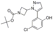 tert-butyl 3-(5-(5-chloro-2-hydroxyphenyl)-1H-pyrazol-1-yl)azetidine-1-carboxylate 结构式