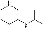 N-(1-甲基乙基)-3-哌啶胺 结构式