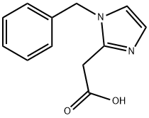 2-(1-苄基-1H-咪唑-2-基) 乙酸 结构式
