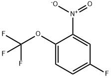 4-FLUORO-2-NITRO-1-(TRIFLUOROMETHOXY)BENZENE 结构式