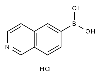 异喹啉-6-硼酸盐酸盐 结构式