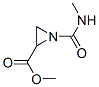 2-Aziridinecarboxylicacid,1-[(methylamino)carbonyl]-,methylester,(1R-trans)-(9CI) 结构式