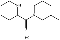 N,N-Dipropyl-2-piperidinecarboxamide hydrochloride 结构式