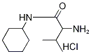 2-氨基-N-环己基-3-甲基丁酰胺盐酸盐 结构式