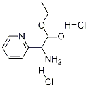 2-氨基-2-(2-吡啶基)乙酸乙酯双盐酸盐 结构式