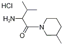 2-Amino-3-methyl-1-(3-methyl-1-piperidinyl)-1-butanone hydrochloride 结构式