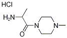 2-氨基-1-(4-甲基-1-哌嗪基)-1-丙酮双盐酸盐 结构式