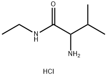 2-氨基-N-乙基-3-甲基丁酰胺盐酸盐 结构式