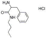 2-Amino-N-butyl-3-phenylpropanamide hydrochloride 结构式