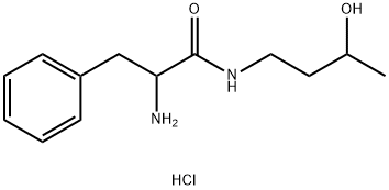 2-Amino-N-(3-hydroxybutyl)-3-phenylpropanamidehydrochloride 结构式