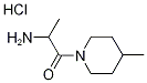 2-Amino-1-(4-methyl-1-piperidinyl)-1-propanonehydrochloride 结构式