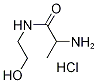 2-氨基-N-(2-羟乙基)丙酰胺盐酸盐 结构式