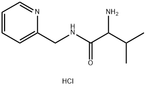 2-Amino-3-methyl-N-(2-pyridinylmethyl)butanamidehydrochloride 结构式