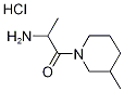 2-Amino-1-(3-methyl-1-piperidinyl)-1-propanonehydrochloride 结构式