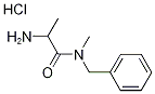 2-Amino-N-benzyl-N-methylpropanamide hydrochloride 结构式