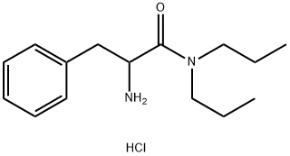 2-Amino-3-phenyl-N,N-dipropylpropanamidehydrochloride 结构式