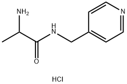 2-Amino-N-(4-pyridinylmethyl)propanamidehydrochloride 结构式