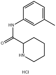 N-(3-Methylphenyl)-2-piperidinecarboxamidehydrochloride 结构式