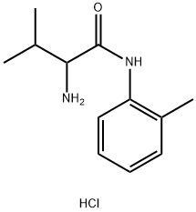 2-Amino-3-methyl-N-(2-methylphenyl)butanamidehydrochloride 结构式