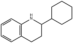 2-Cyclohexyl-1,2,3,4-tetrahydro-quinoline 结构式