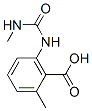 Benzoic acid, 2-methyl-6-[[(methylamino)carbonyl]amino]- (9CI) 结构式
