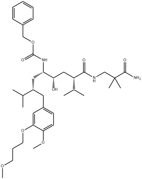 ΔN-苄氧基羰基阿利克仑 结构式