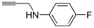 4-氟-N-(丙-2-炔-1-基)苯胺 结构式