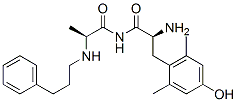 2,6-dimethyltyrosyl-N-(3-phenylpropyl)alaninamide 结构式