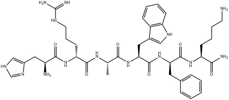 六肽褪黑素多肽 结构式