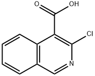 3-氯异喹啉-4-羧酸 结构式