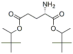 bis(3,3-dimethylbutan-2-yl) (2S)-2-aminopentanedioate 结构式