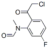 Formamide,  N-[2-(chloroacetyl)-5-fluorophenyl]-N-methyl-  (9CI) 结构式