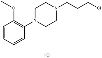 1-(2-METHOXYPHENYL)-4-(3-CHLOROPROPYL)PIPERAZINE DIHYDROCHLORIDE 结构式