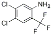 4,5-二氯-2-(三氟甲基)苯胺 结构式