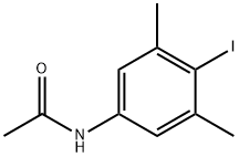 3,5-DIMETHYL-4-IODO-ACETANILIDE 结构式