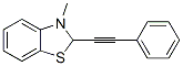 Benzothiazole, 2,3-dihydro-3-methyl-2-(phenylethynyl)- (9CI) 结构式