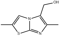 {2,6-二甲基咪唑并[2,1-B][1,3]噻唑-5-基}甲醇 结构式