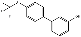 4'-(三氟甲氧基)-[1,1'-联苯]-3-醇 结构式
