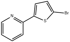 2-(5-溴-2-噻酚)吡啶 结构式