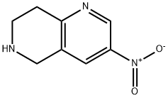 3-硝基-5,6,7,8-四氢-[1,6]萘啶 结构式